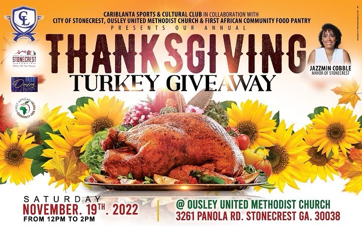 Stonecrest to Distribute Turkeys for Thanksgiving 